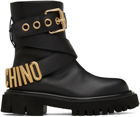 farfetch moschino boots women.